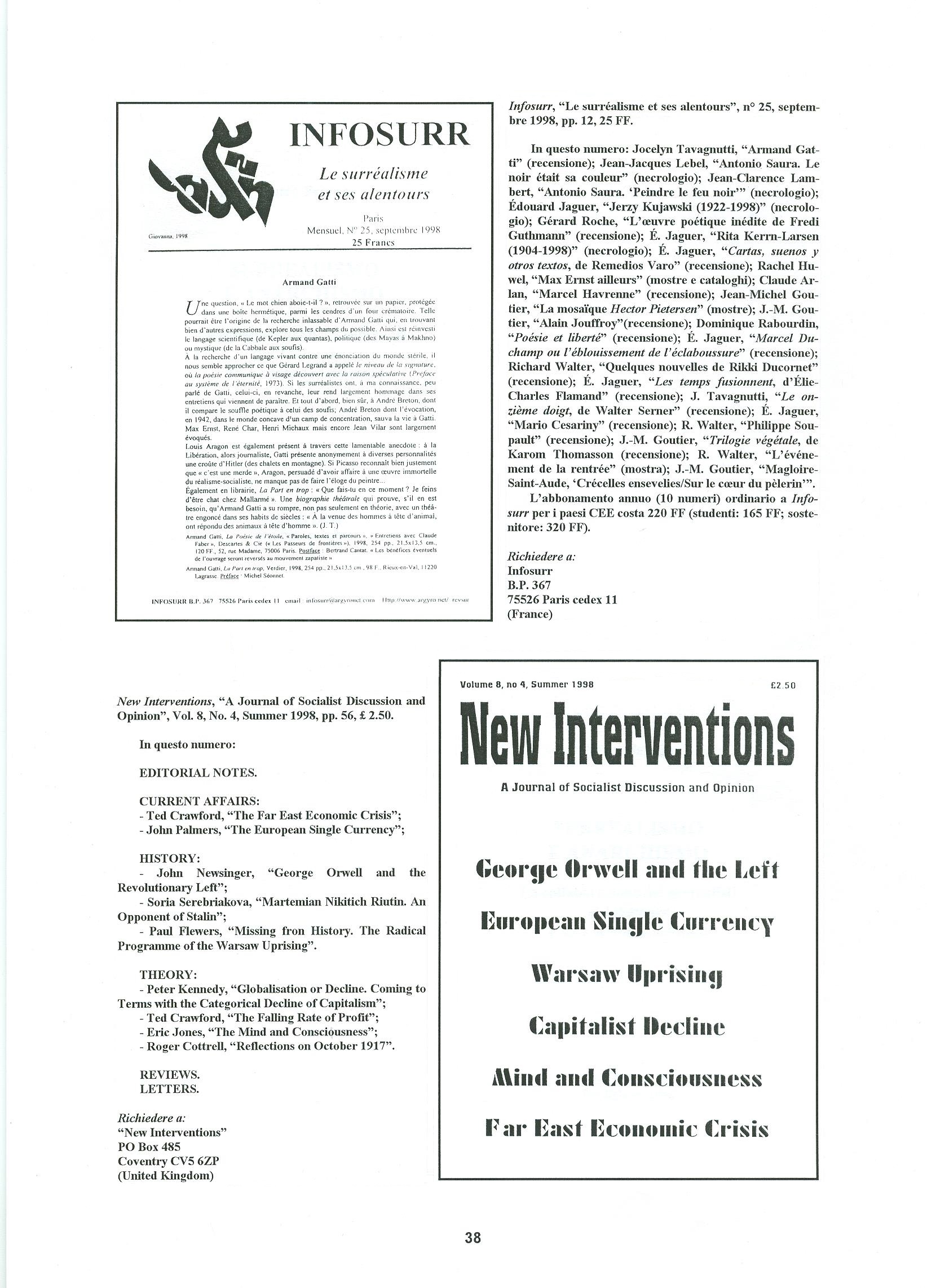 Quaderni del Centro Studi Pietro Tresso (1996-2009) n. 14 (novembre 1998) - pag. 39